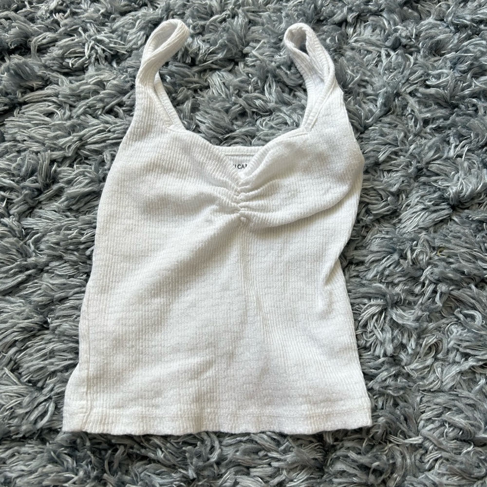 American Eagle Scrunched Tank